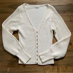 Aritzia Wilfred Pearl Cardigan